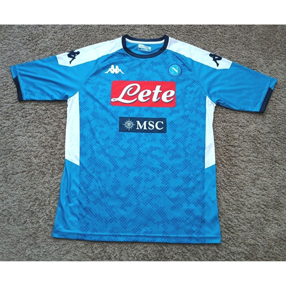 Official Kappa SSC Napoli FABIAN 19/20 Home Jersey Men’s Size XL